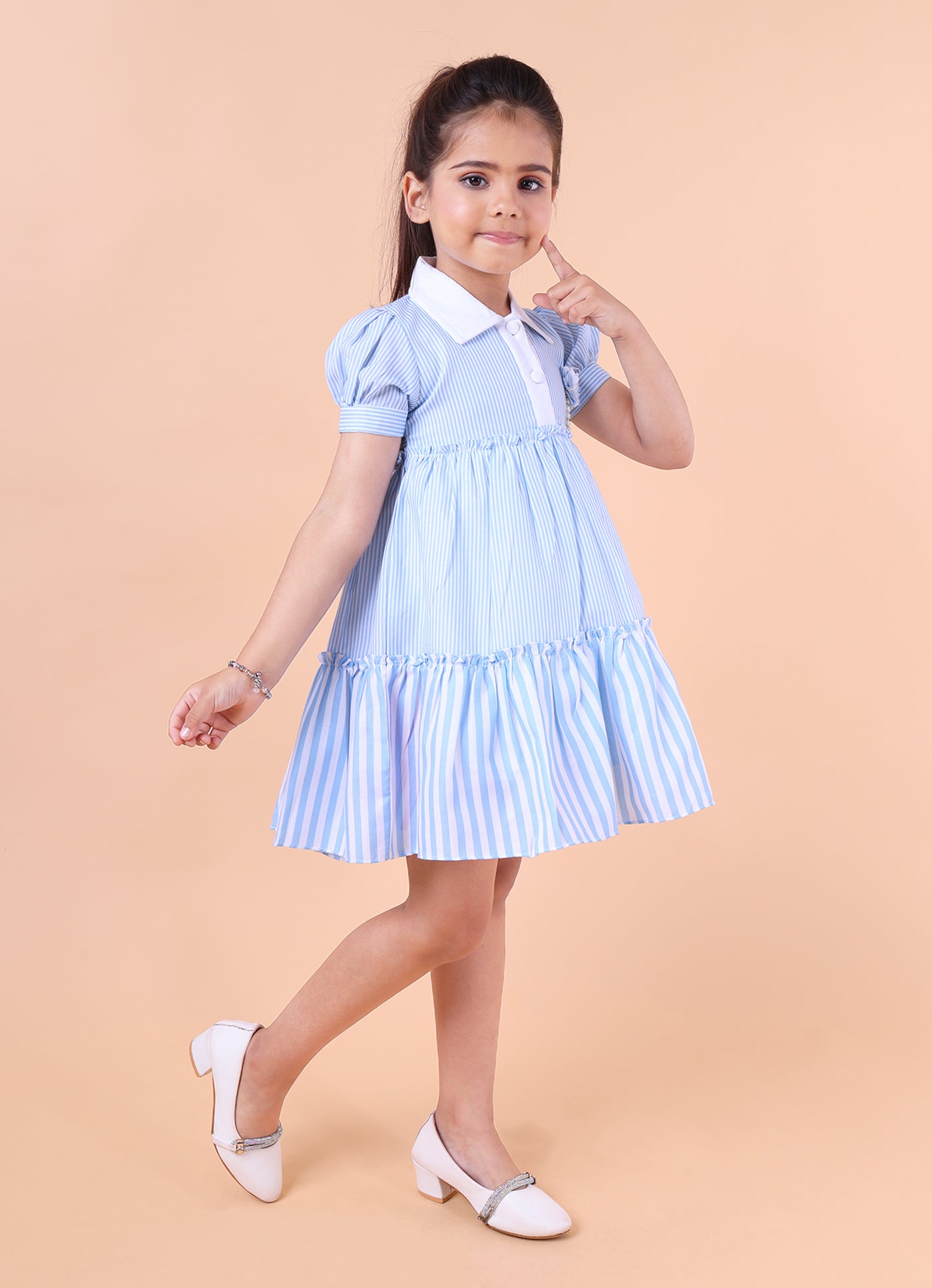 Shirt Striped Dress