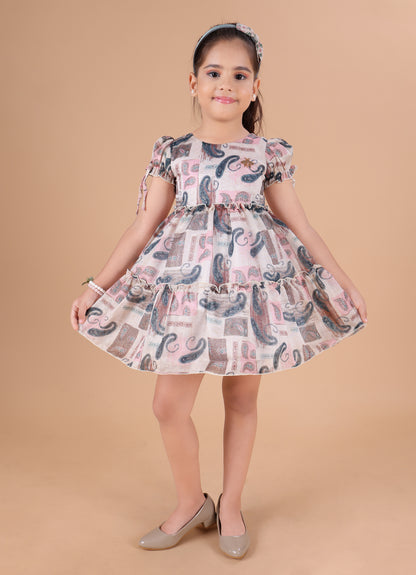 Printed Chiffon Dress