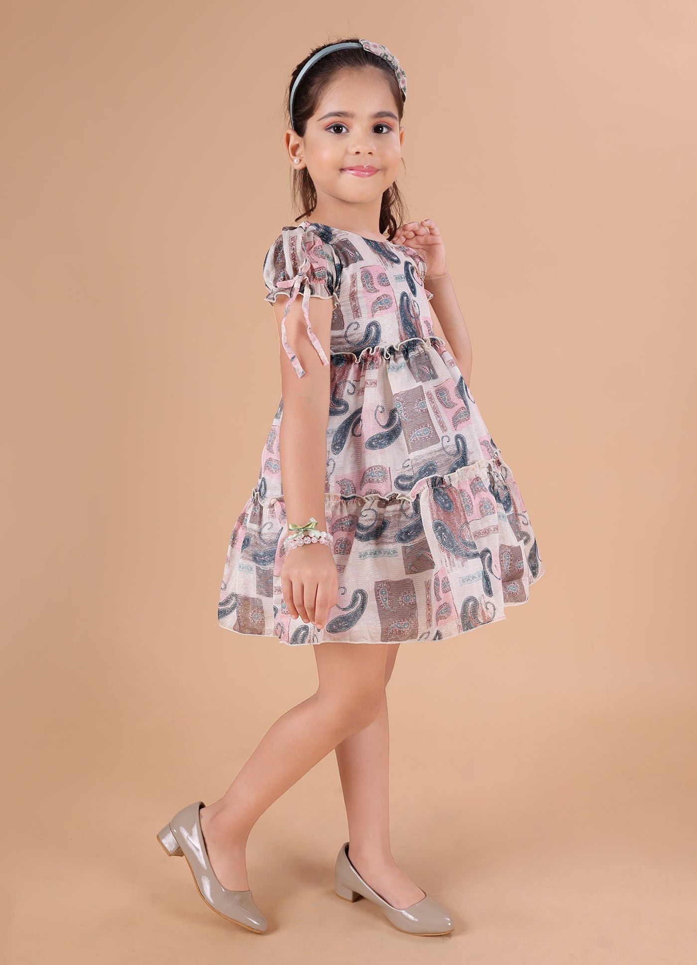 Printed Chiffon Dress