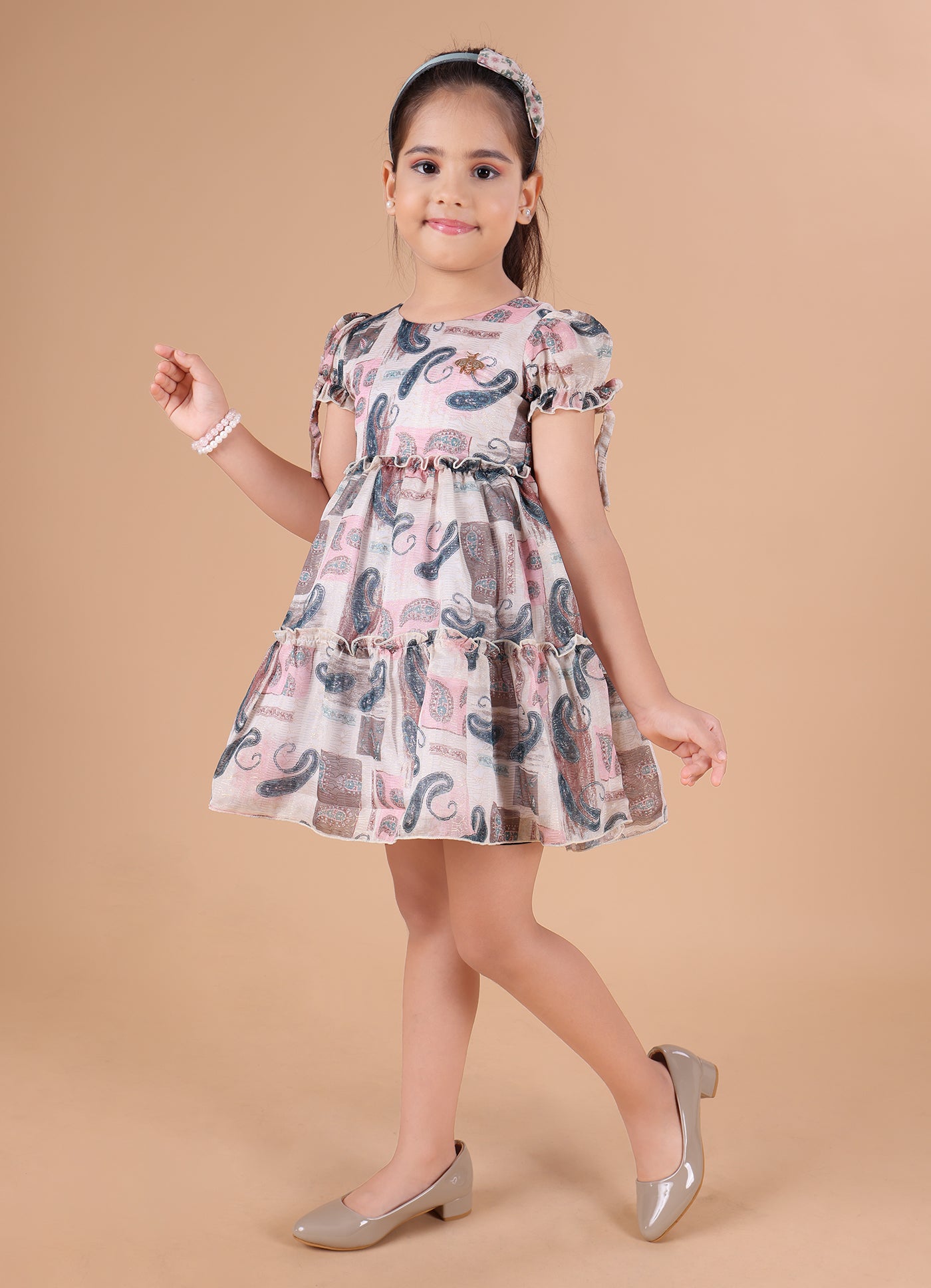 Printed Chiffon Dress