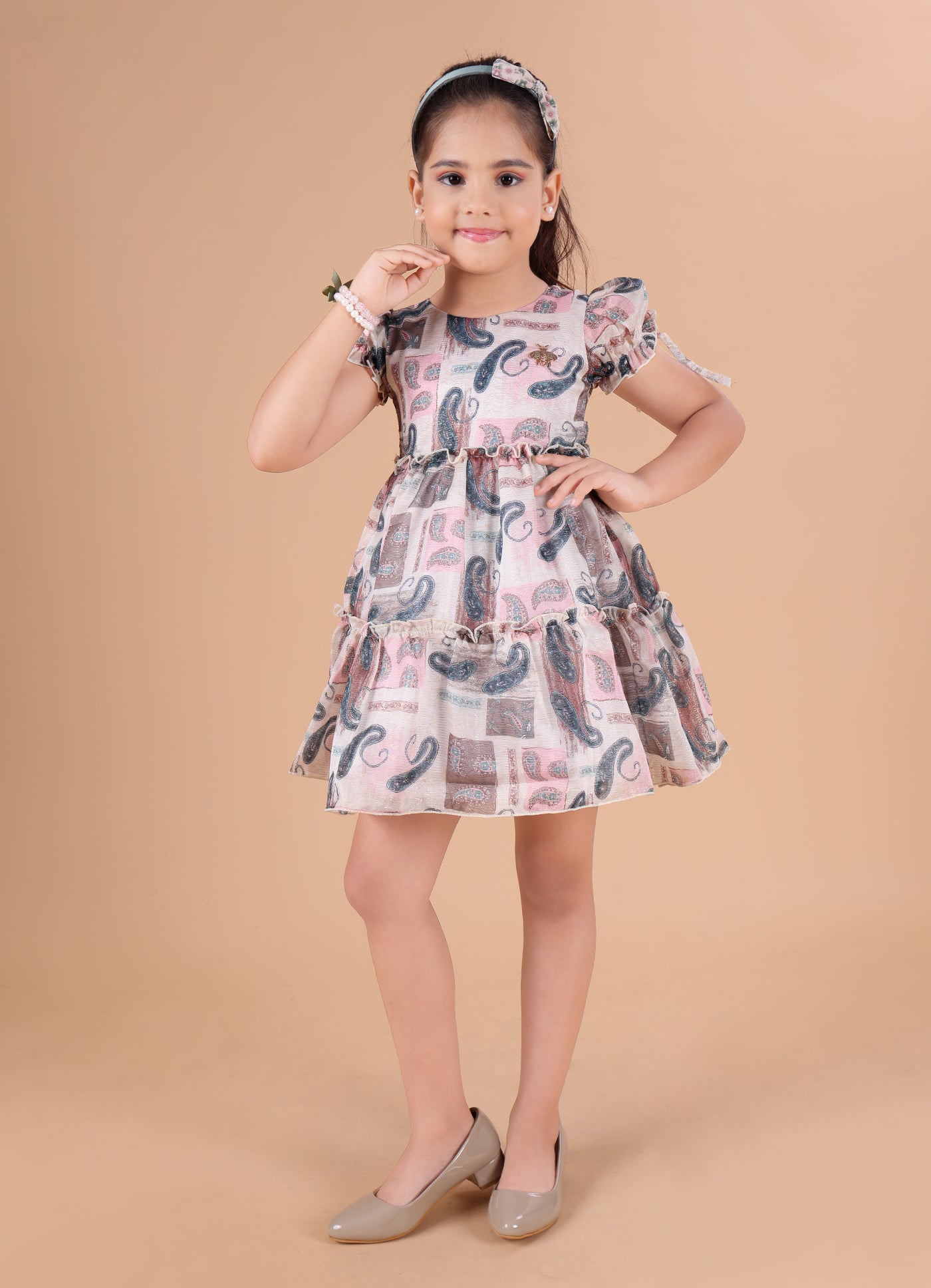 Printed Chiffon Dress