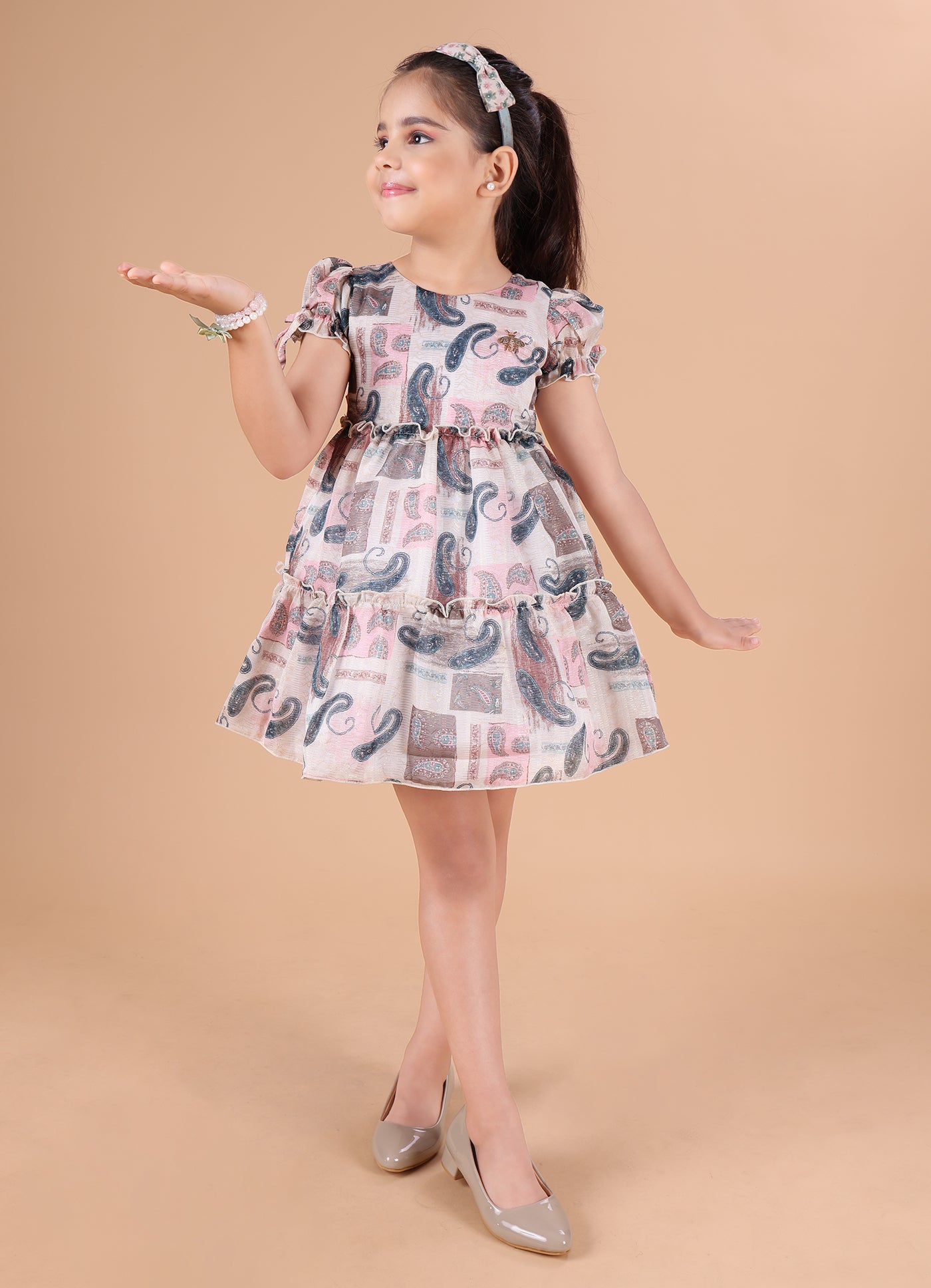 Printed Chiffon Dress