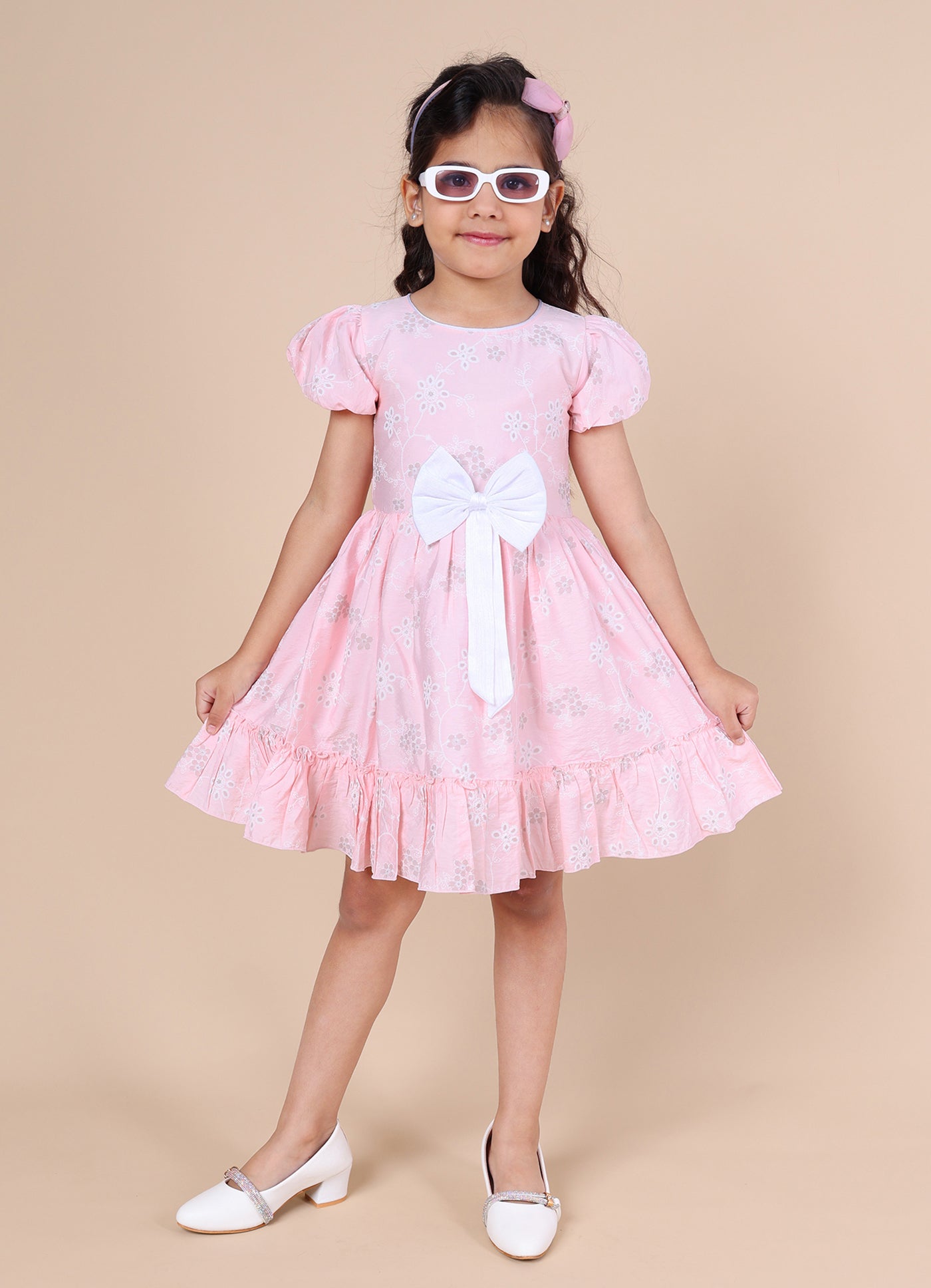 Pink Mermaid Cotton Girls Dress