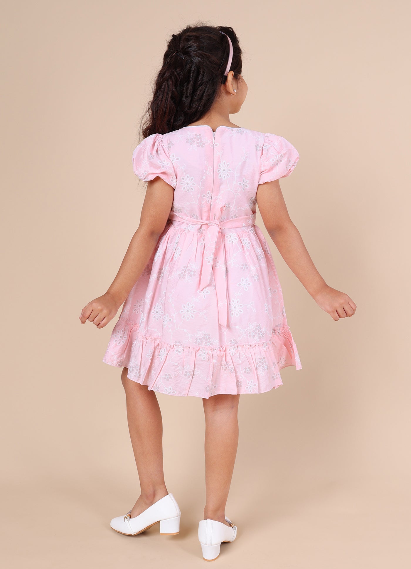 Pink Mermaid Cotton Girls Dress