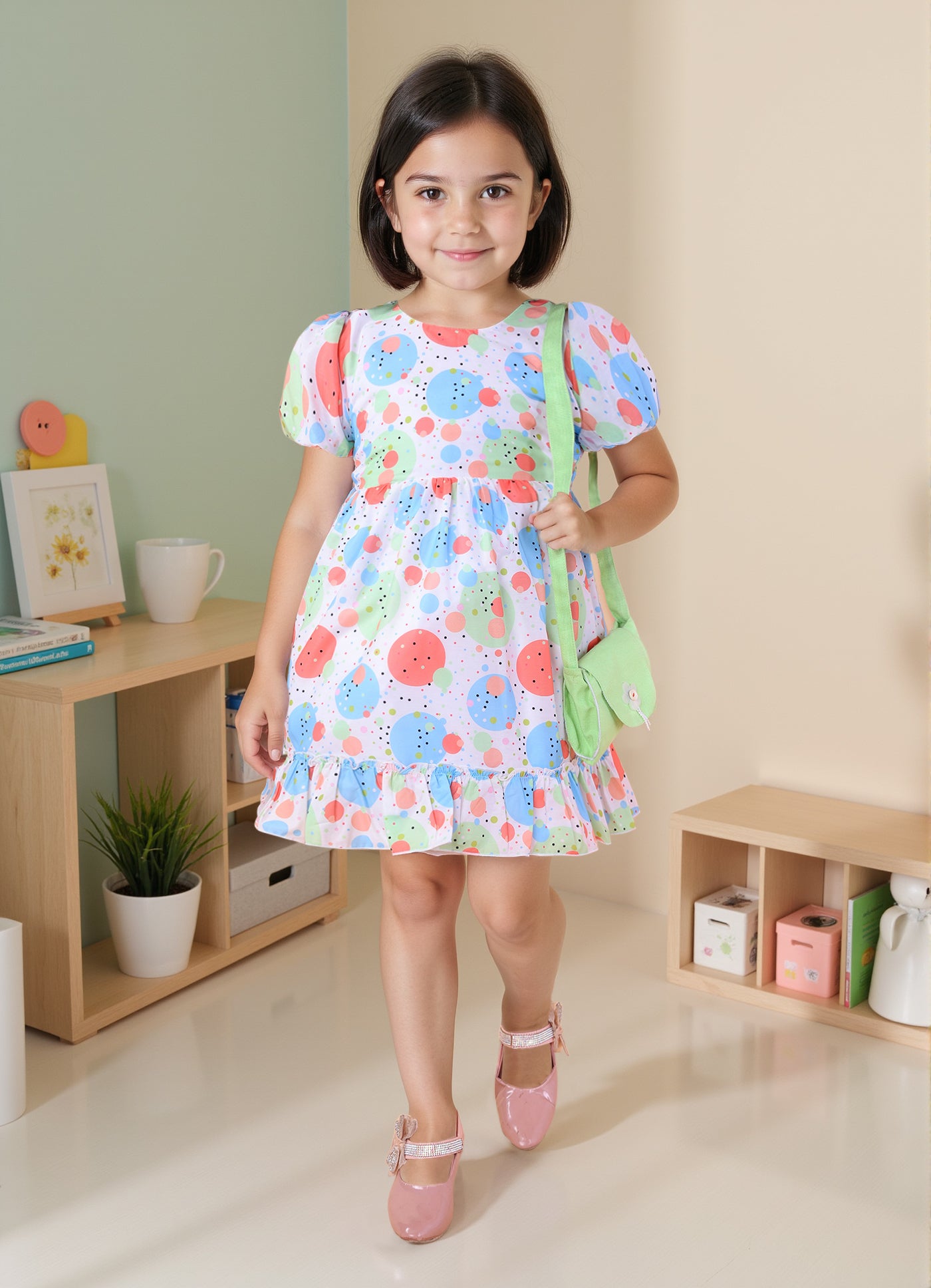 Bubbles Dress with Bag