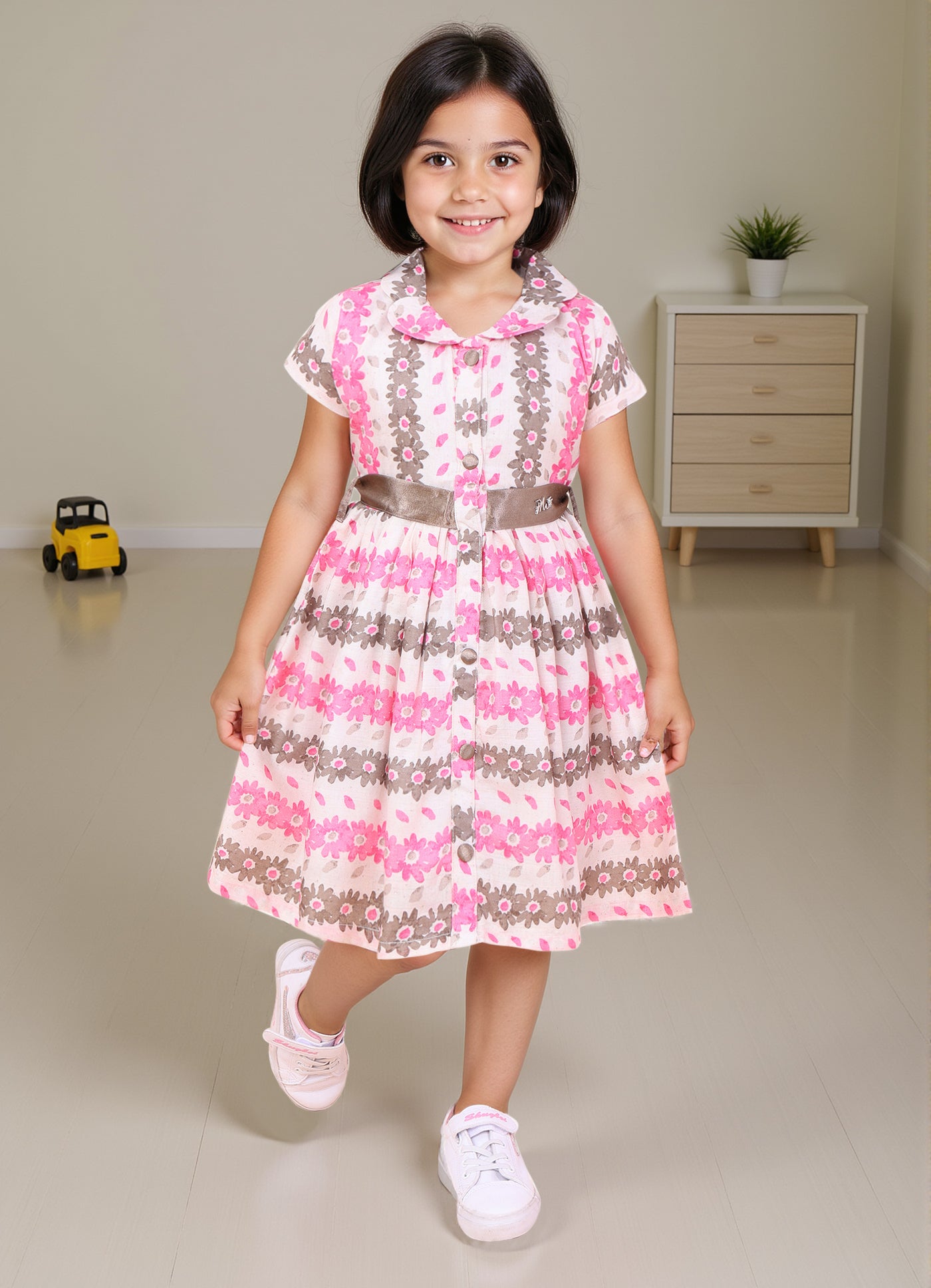 Meadow Bloom Shirt Dress