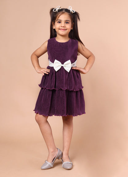 Pleated Party Dress