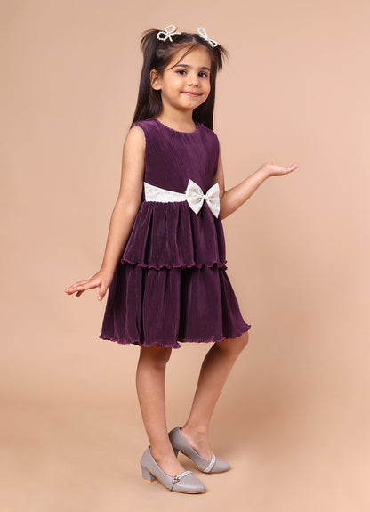Pleated Party Dress