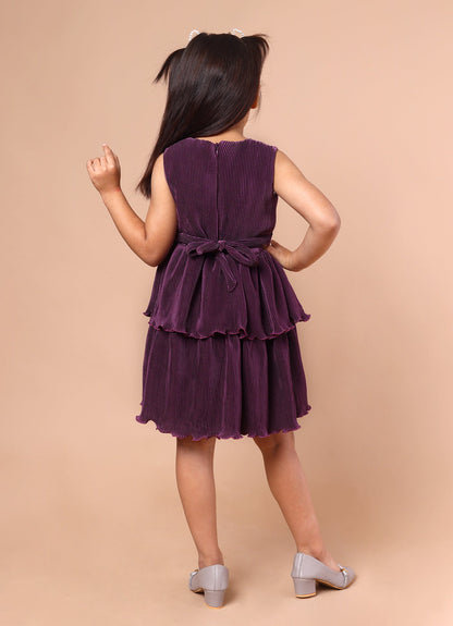 Pleated Party Dress