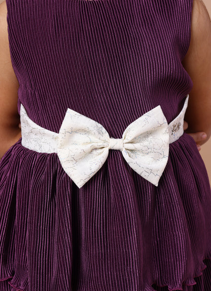 Pleated Party Dress