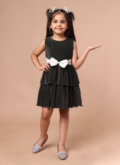 Pleated Party Dress