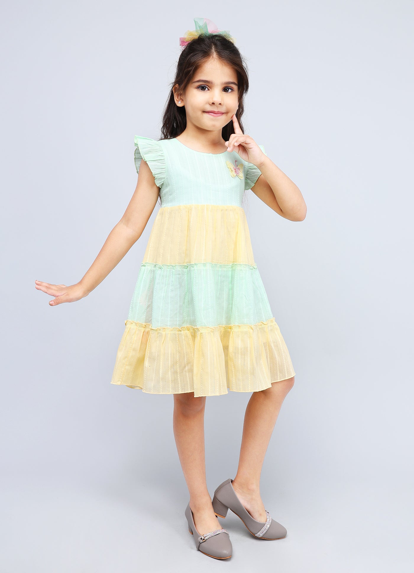 Playful Back Tie Frock