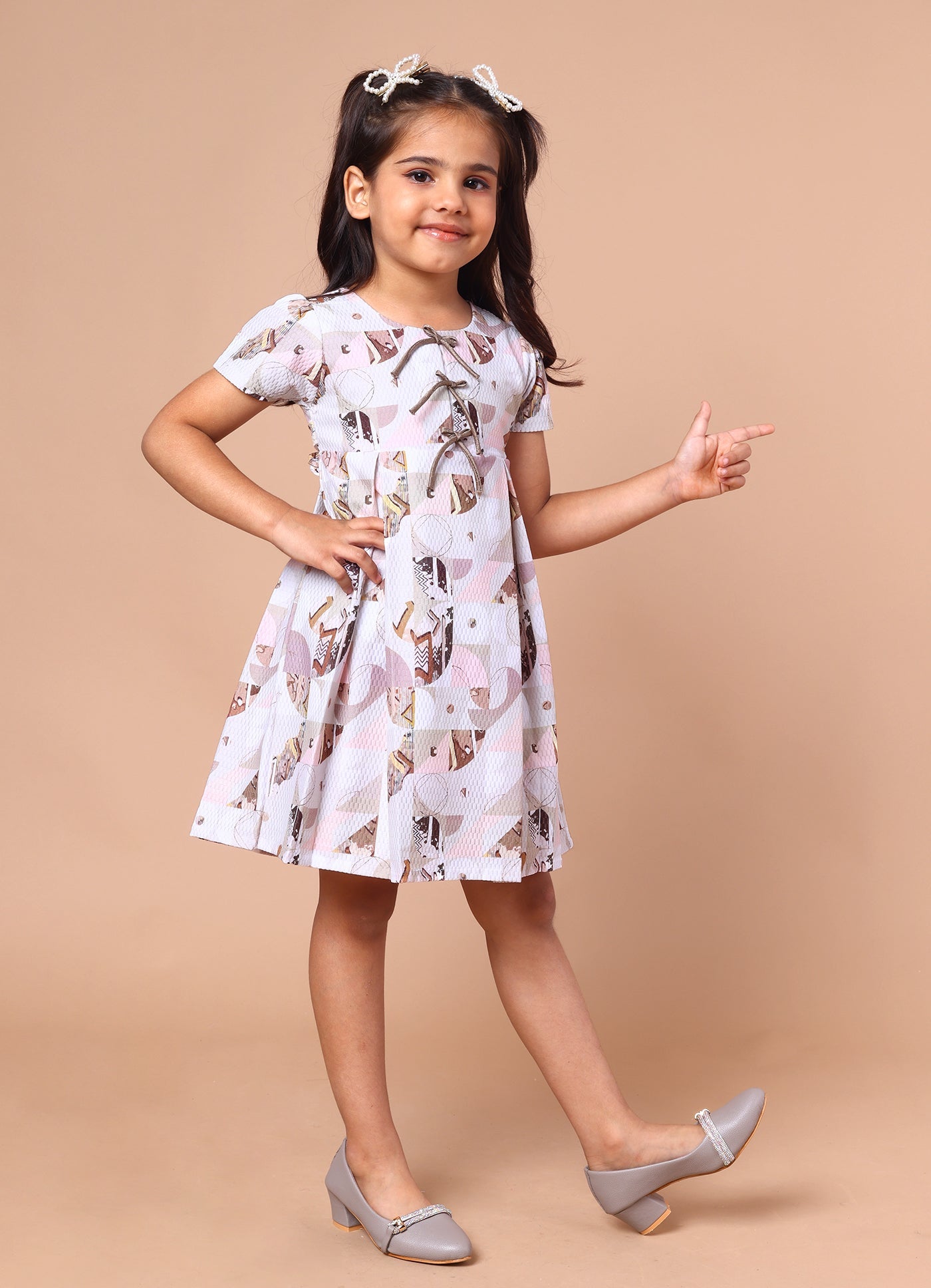 Abstract Printed Dress