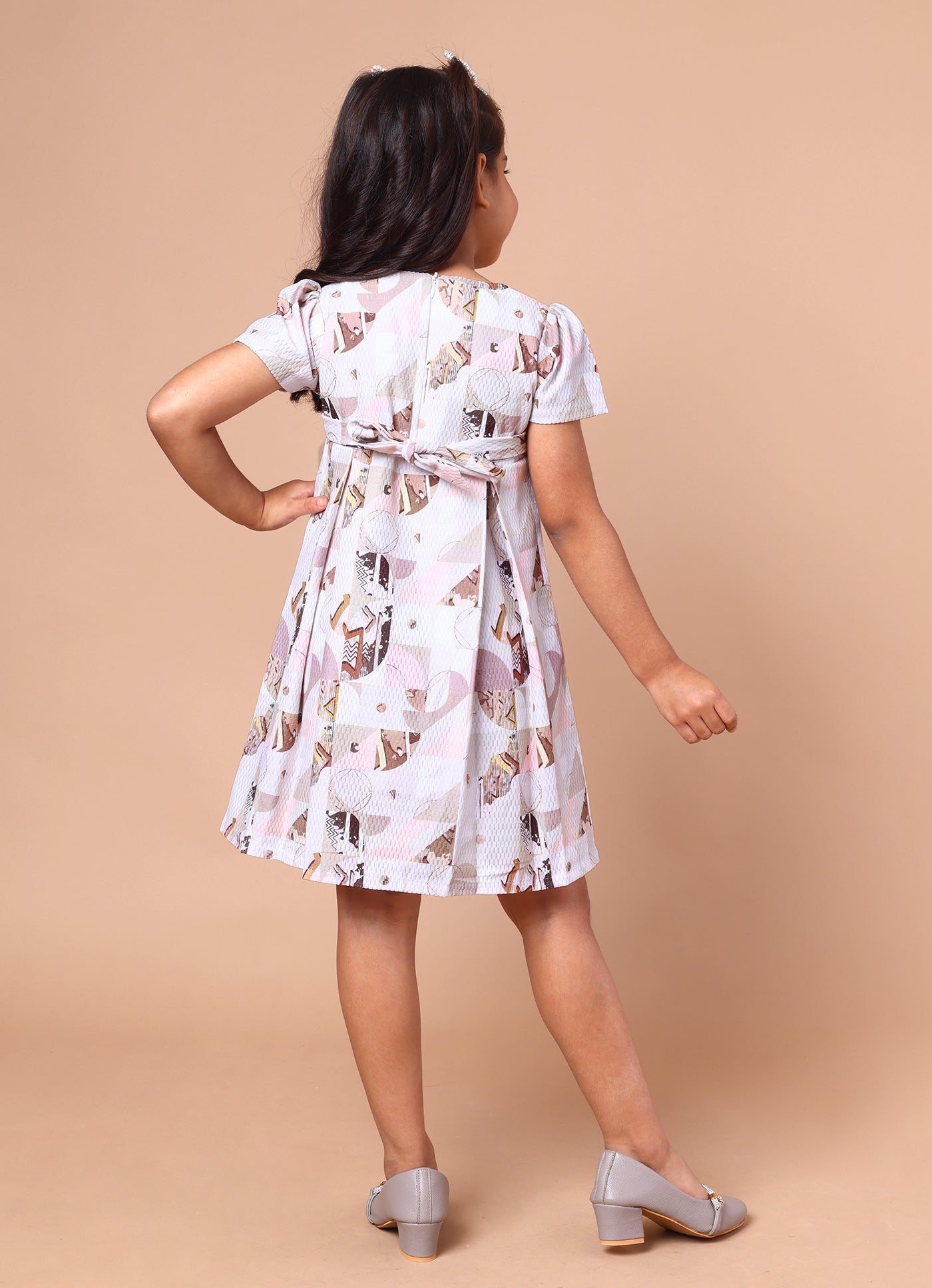 Abstract Printed Dress