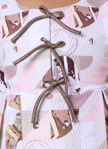 Abstract Printed Dress