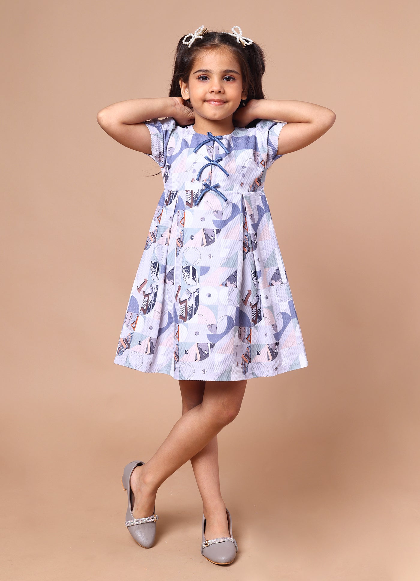 Abstract Printed Dress