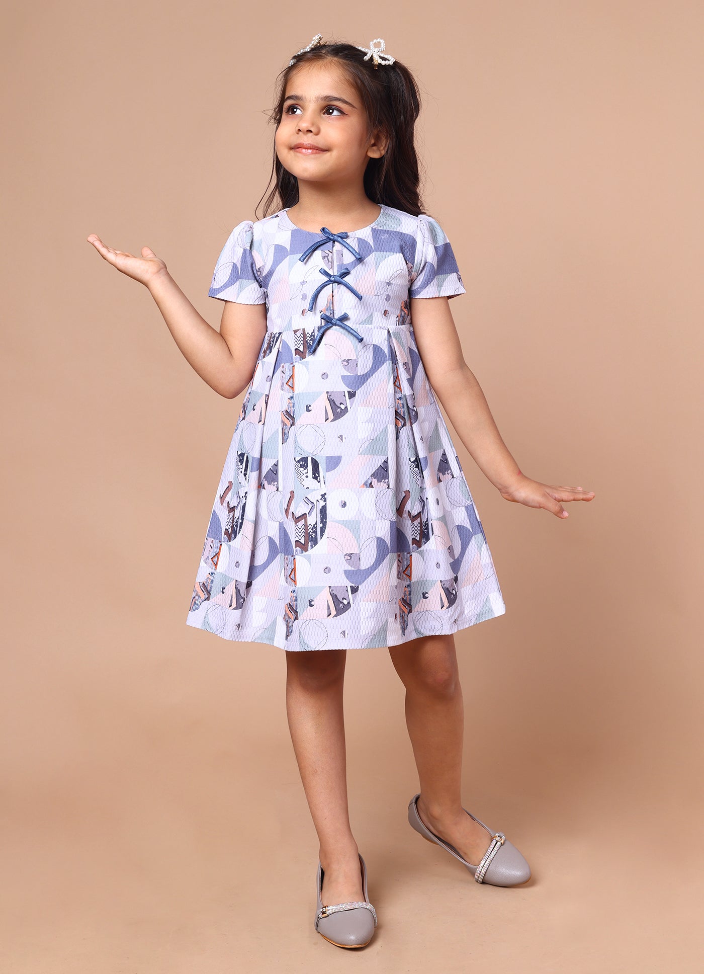 Abstract Printed Dress