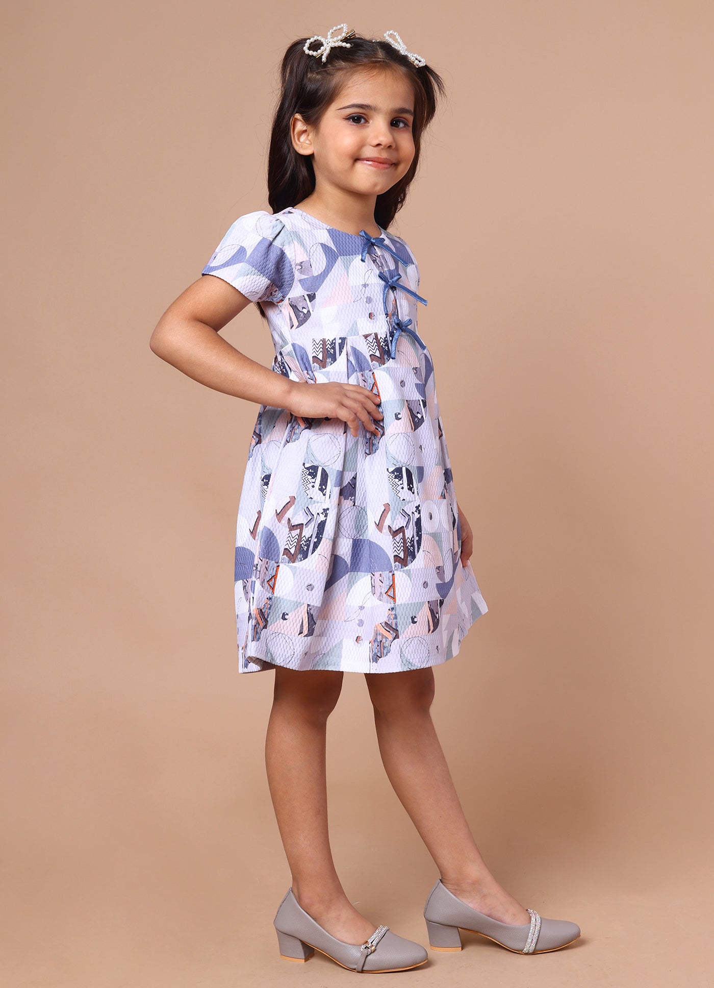 Abstract Printed Dress