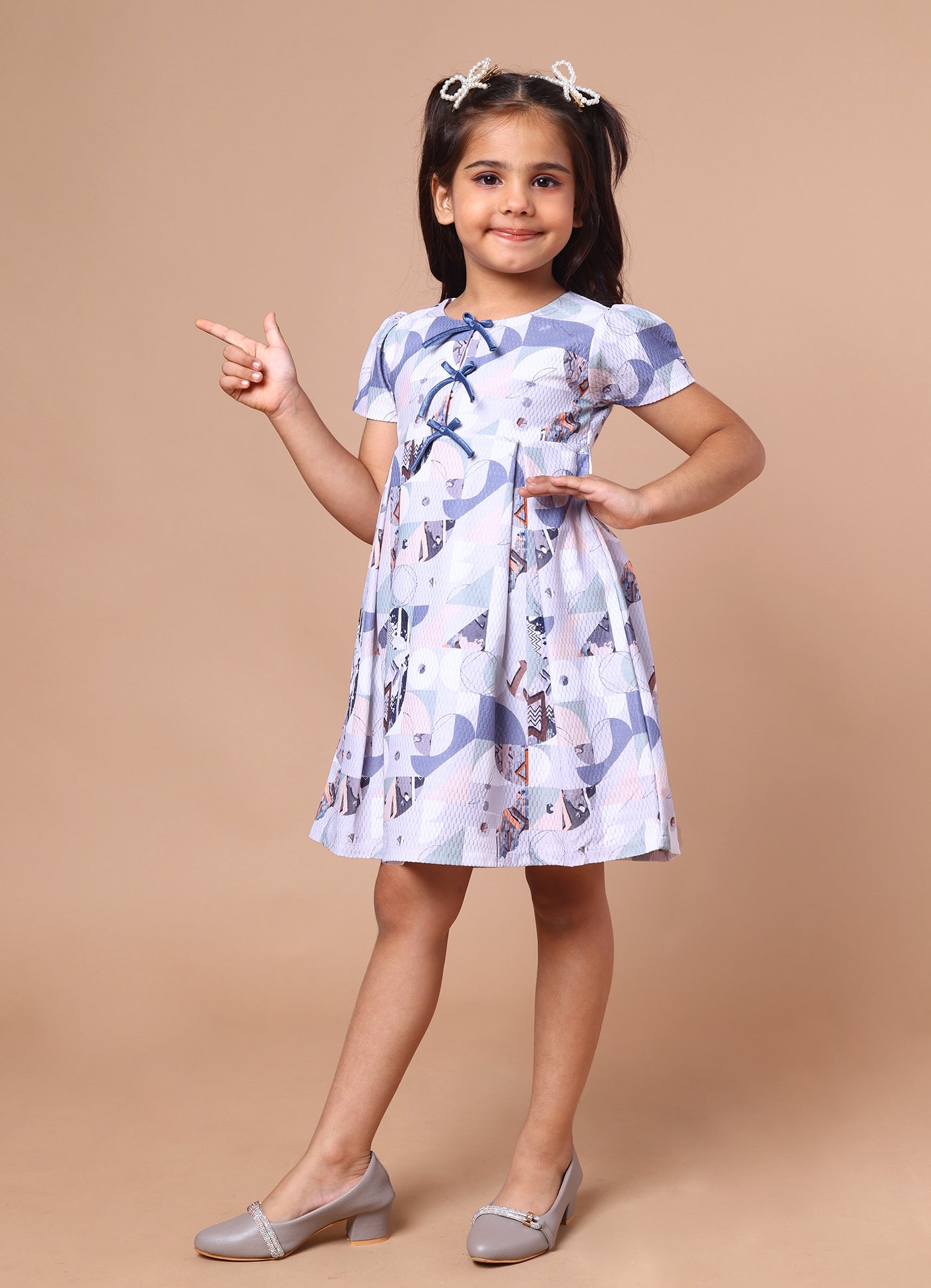 Abstract Printed Dress