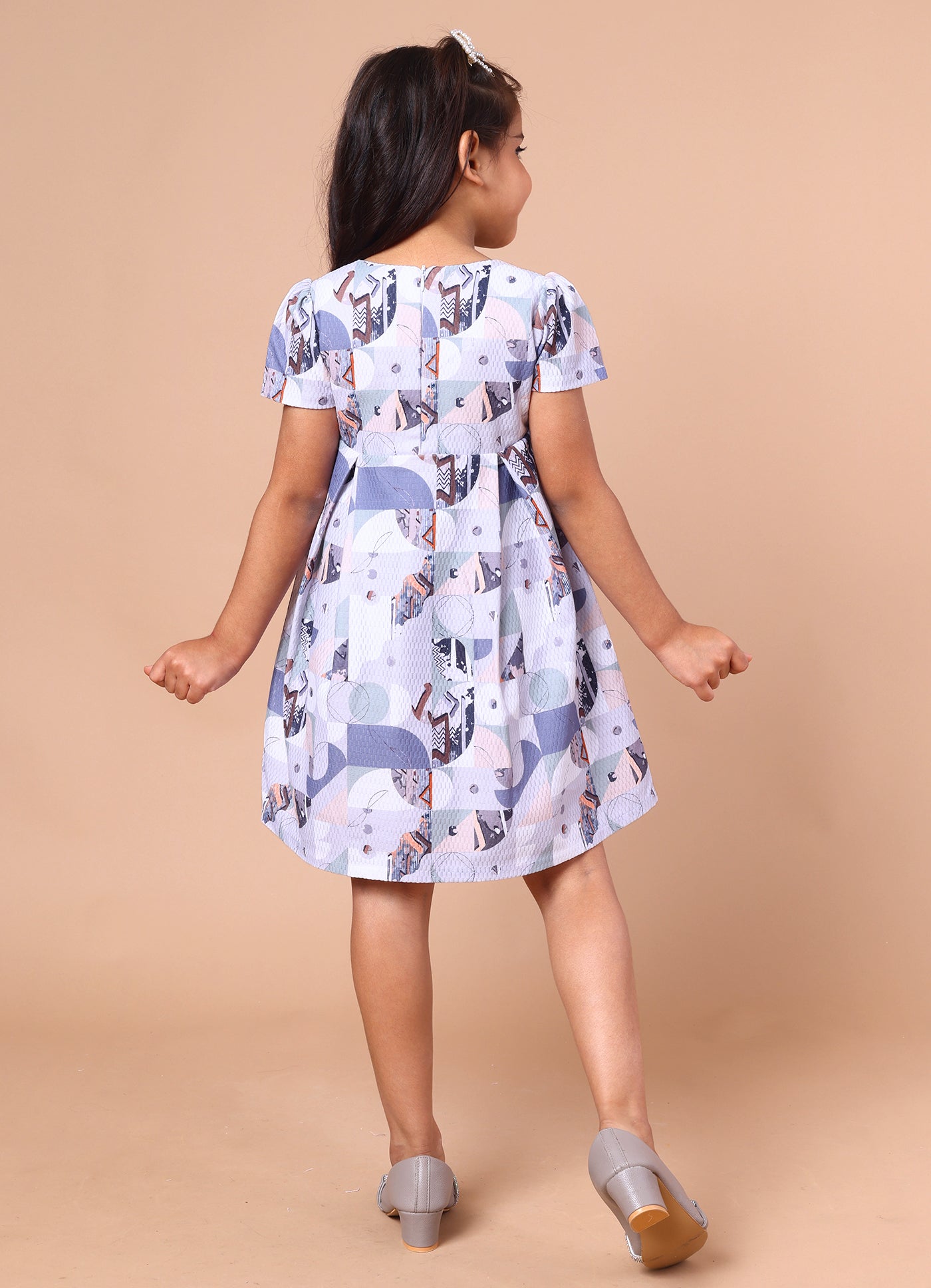 Abstract Printed Dress