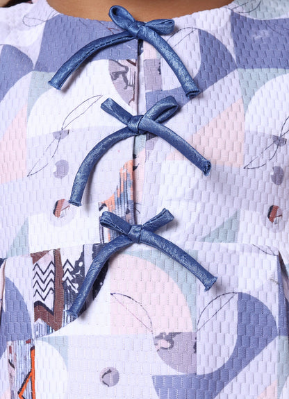 Abstract Printed Dress