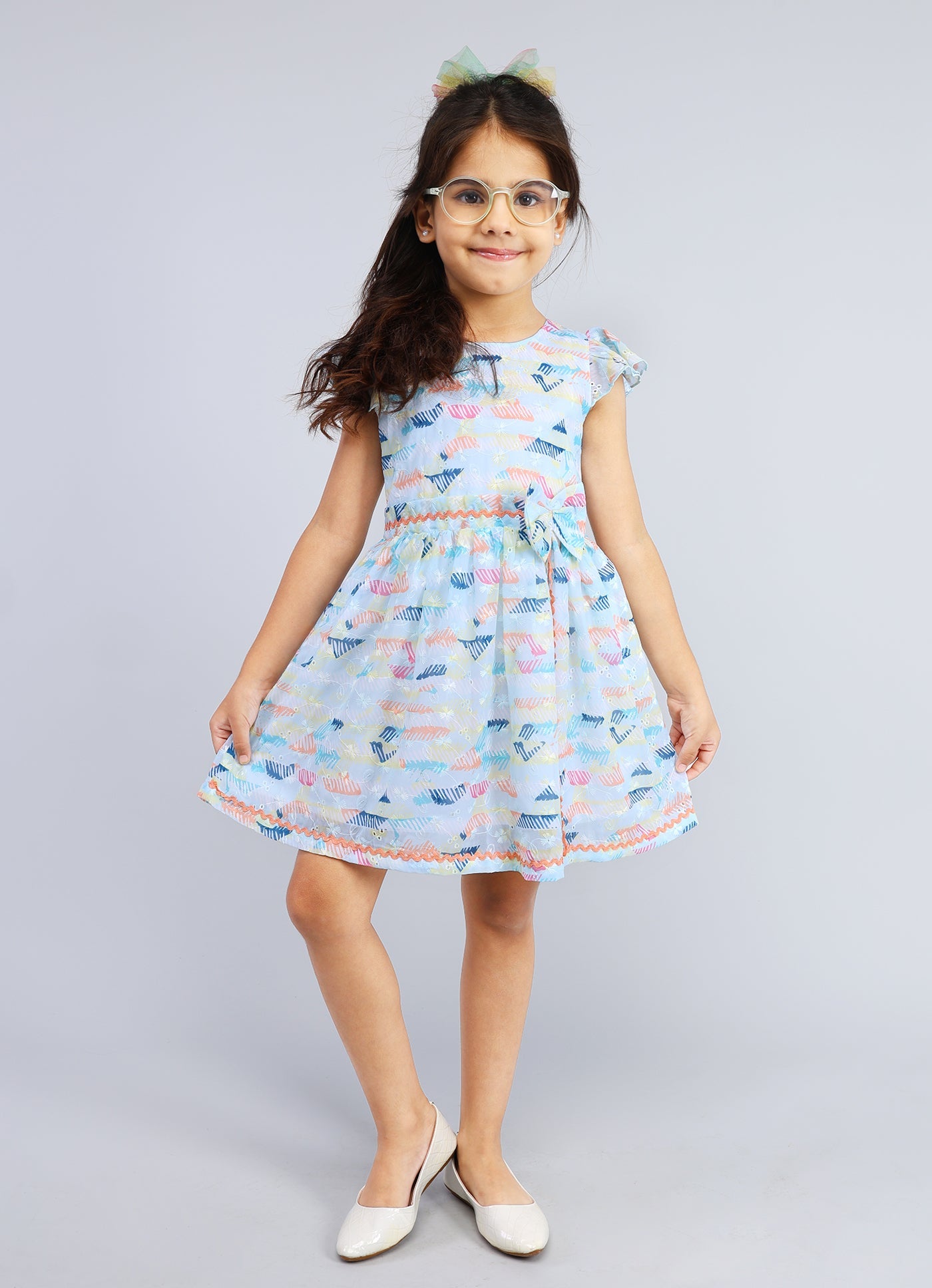 Colorful Print Dress