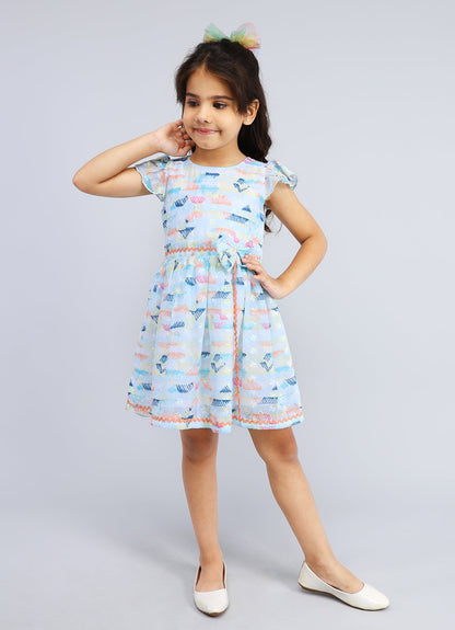 Colorful Print Dress