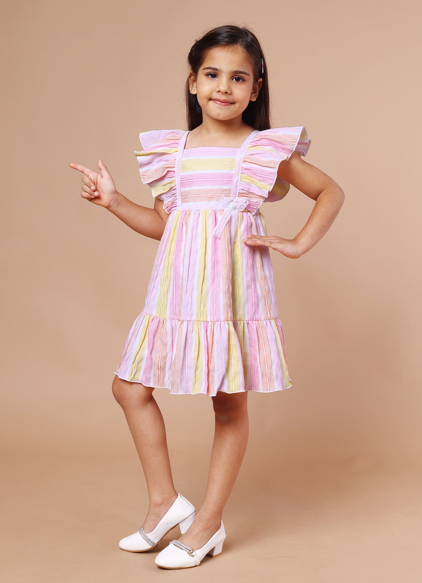 Bright Striped Dress