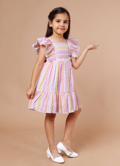 Bright Striped Dress