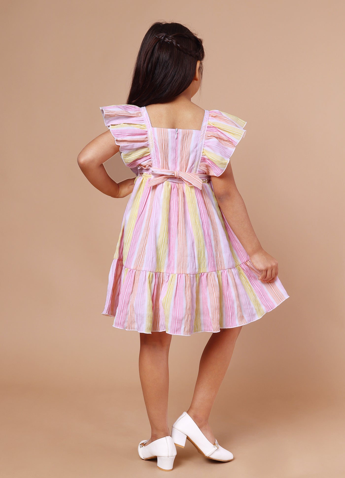 Bright Striped Dress