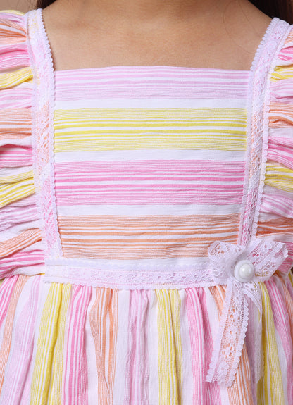 Bright Striped Dress