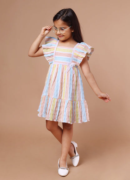 Bright Striped Dress