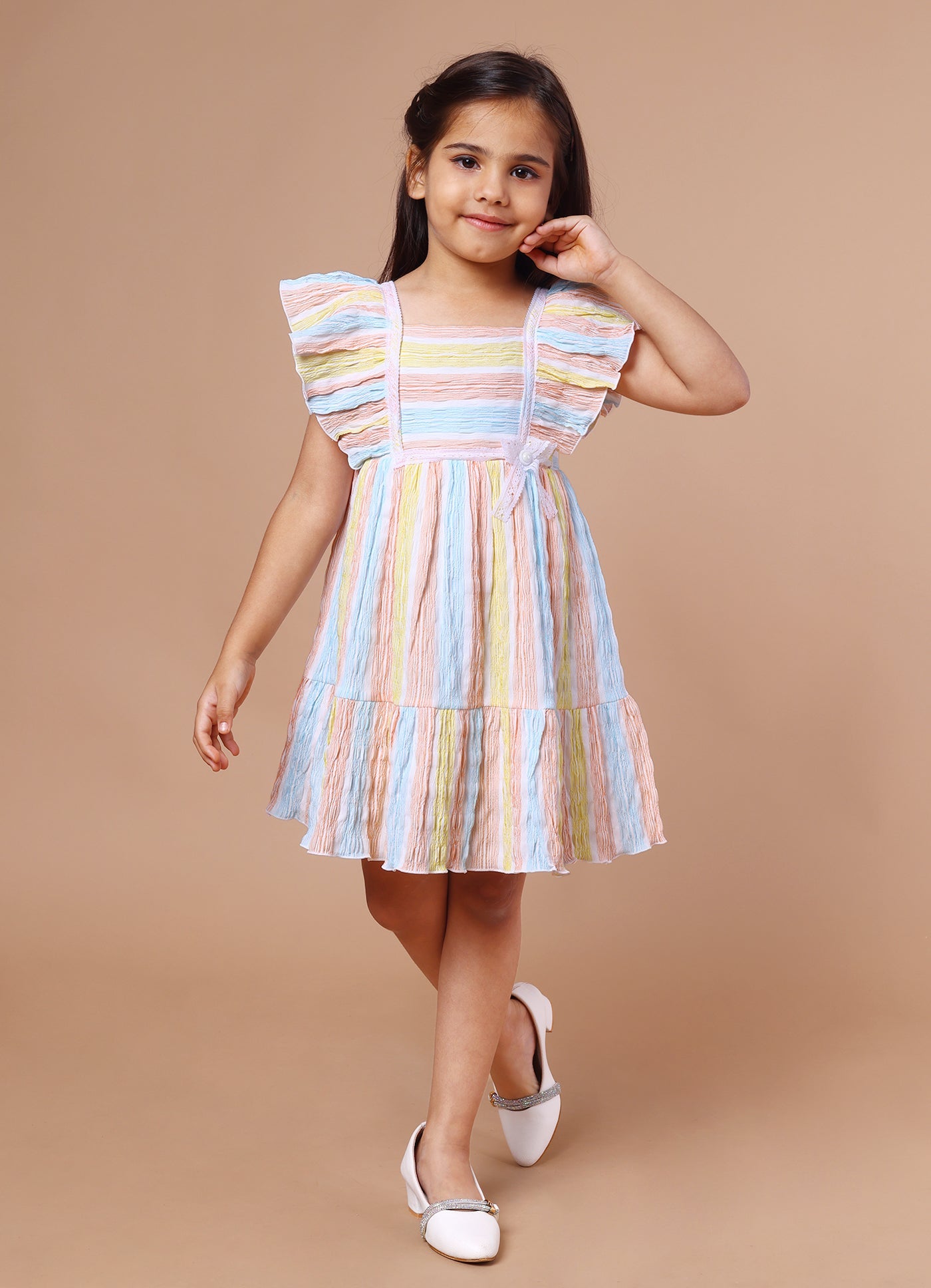 Bright Striped Dress