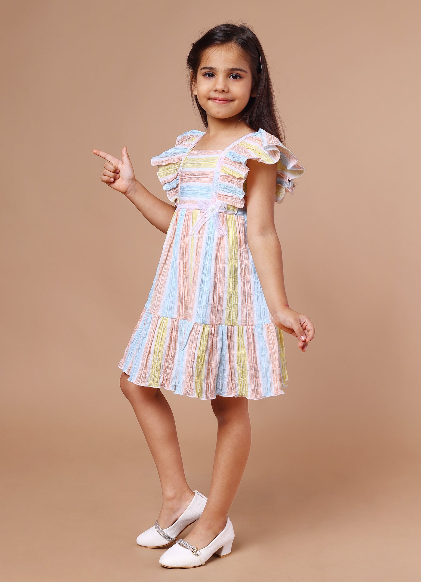 Bright Striped Dress