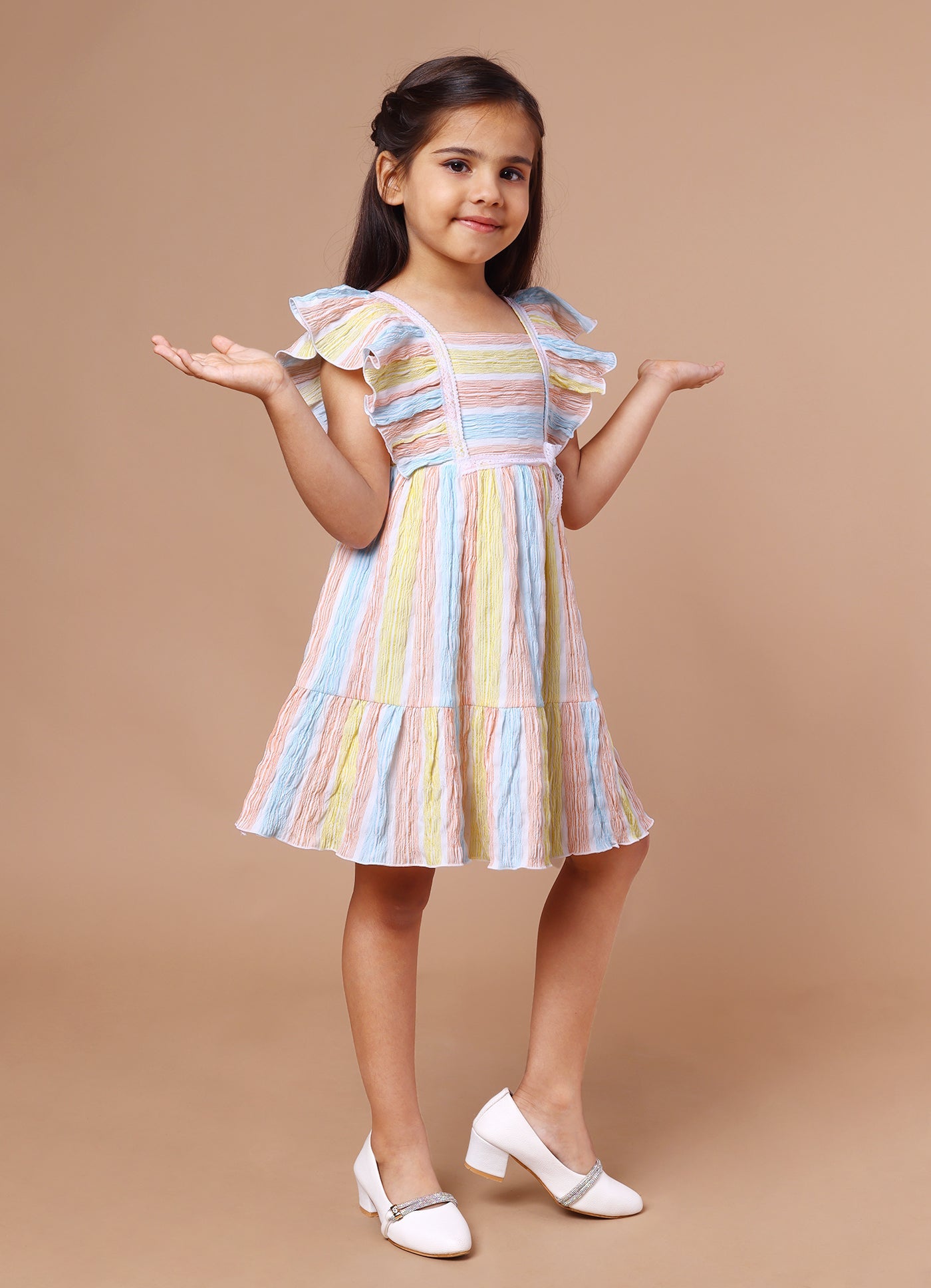 Bright Striped Dress