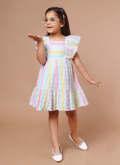 Bright Striped Dress