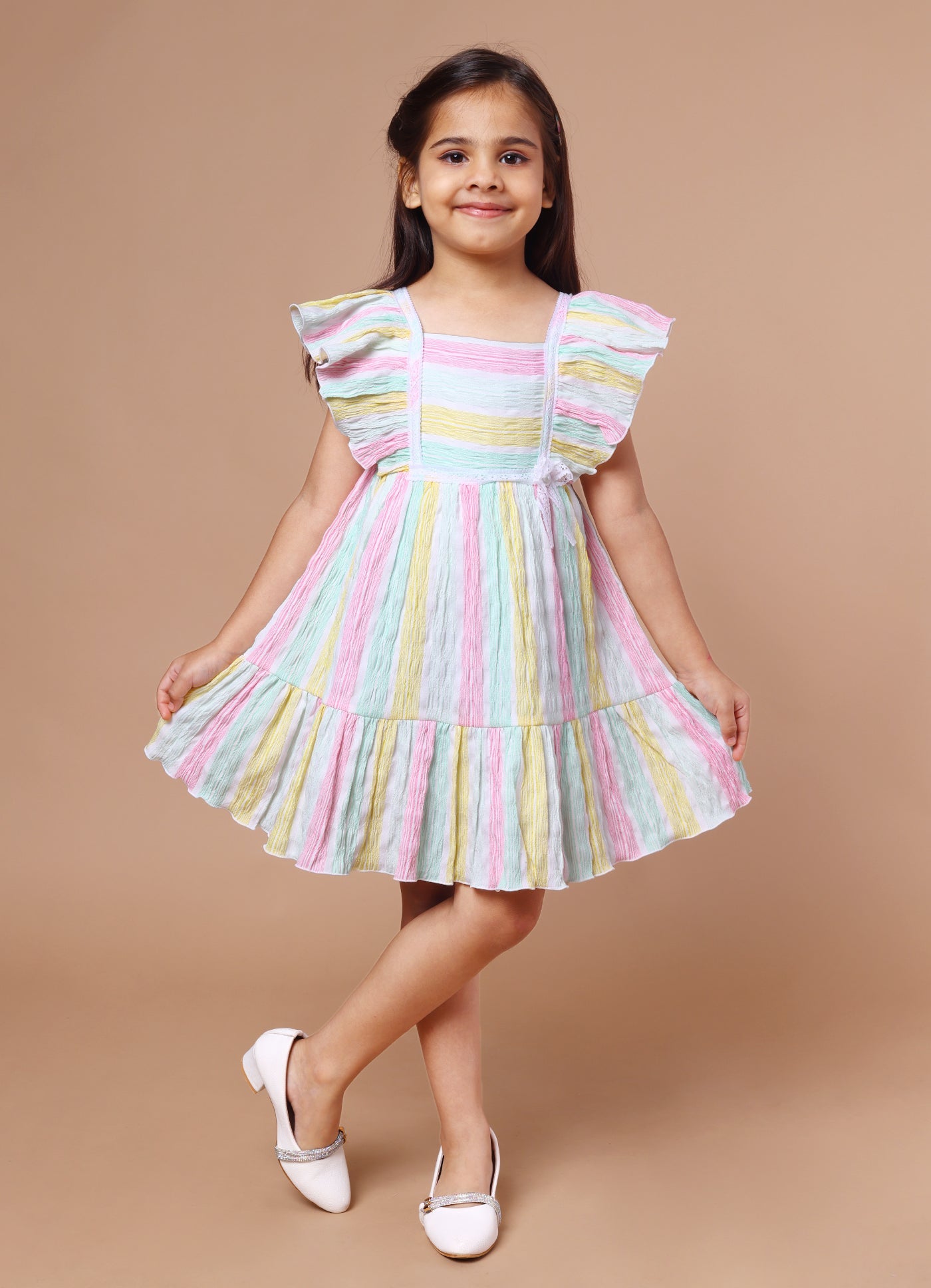 Bright Striped Dress