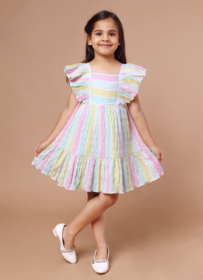 Bright Striped Dress