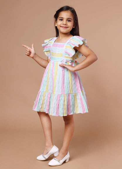 Bright Striped Dress