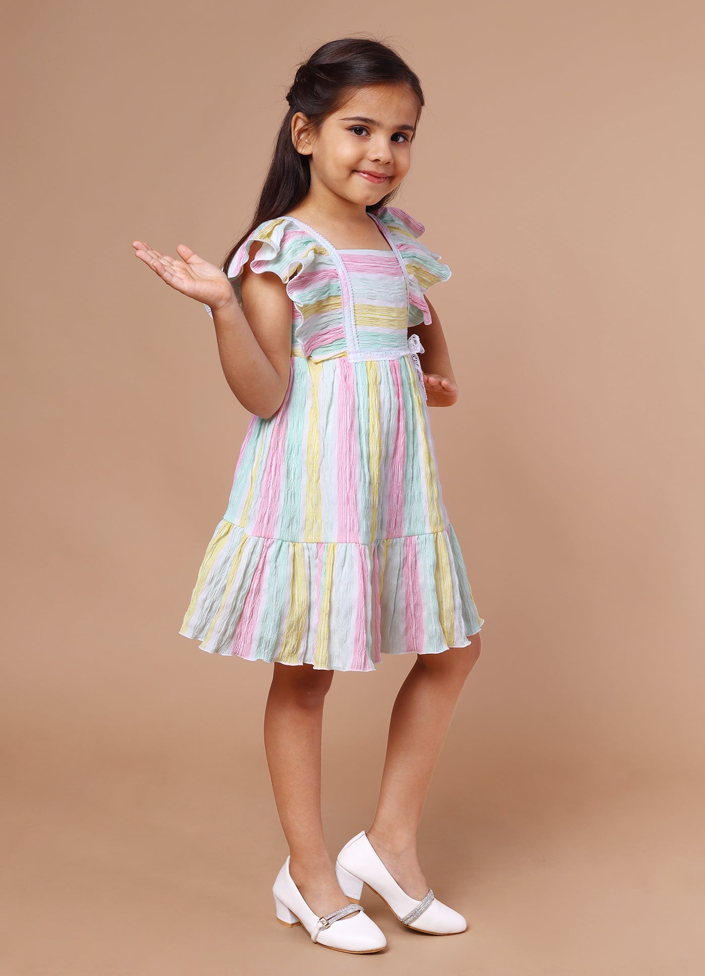 Bright Striped Dress