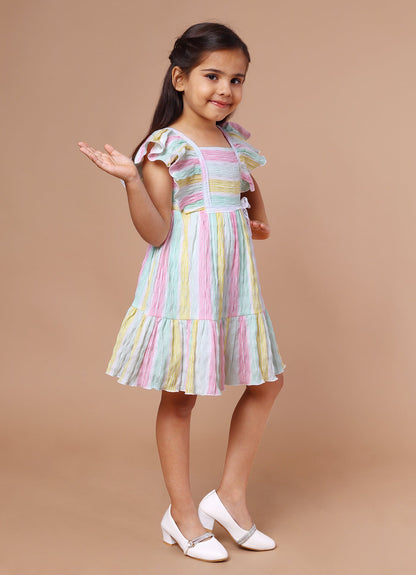 Bright Striped Dress