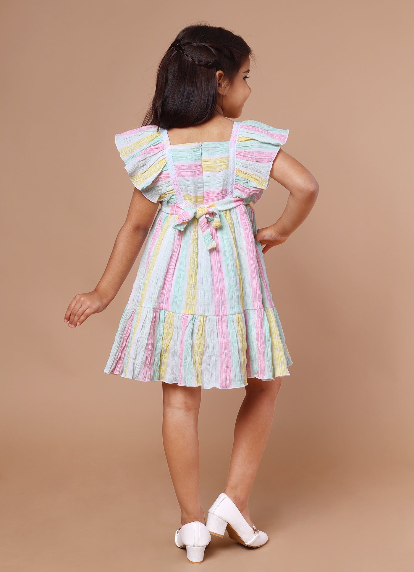 Bright Striped Dress