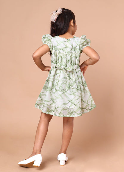 Shimmer Printed Dress