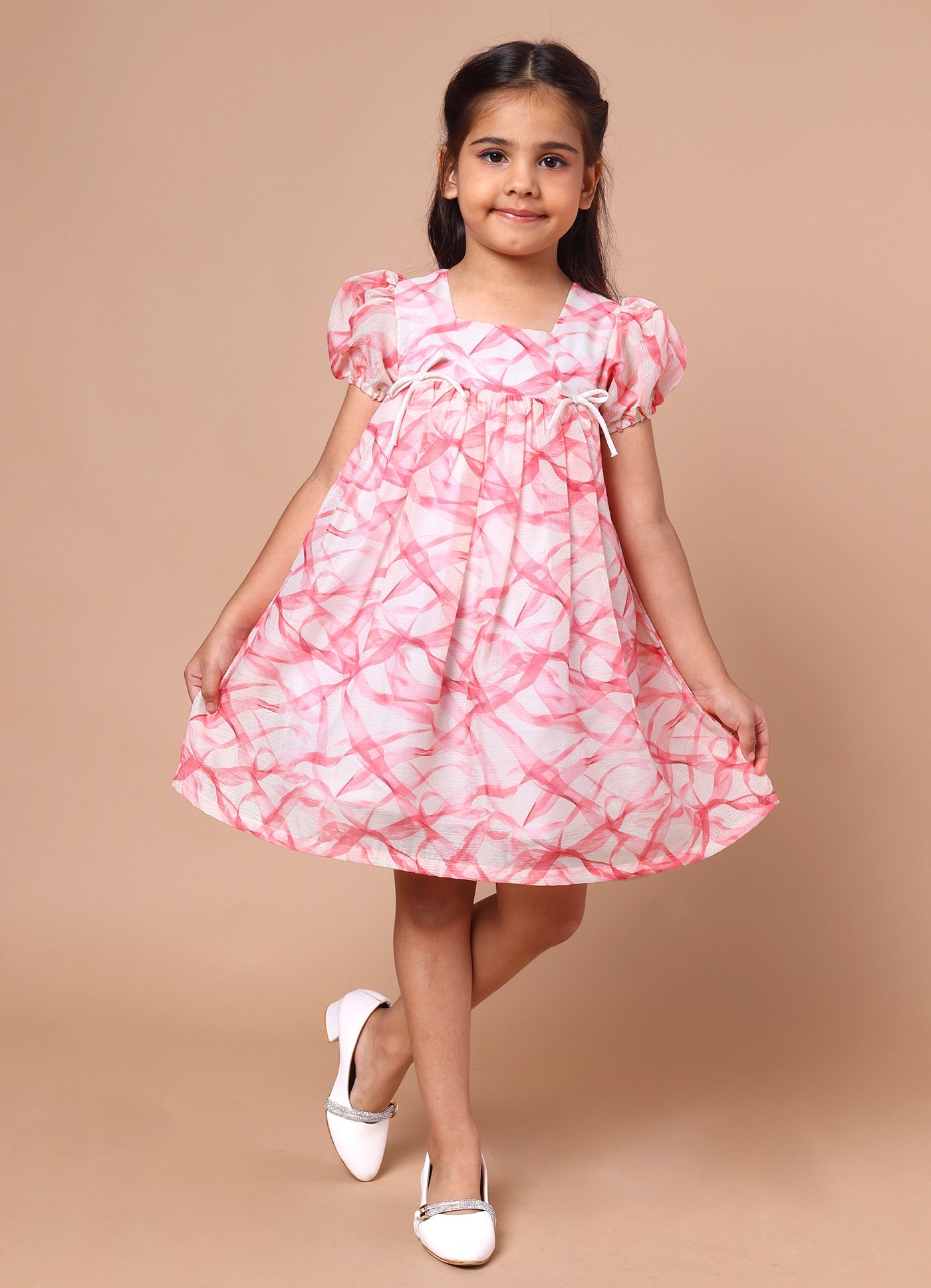 Shimmer Printed Dress