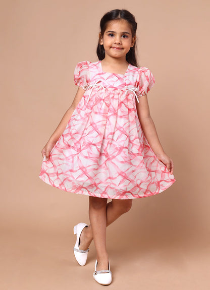 Shimmer Printed Dress