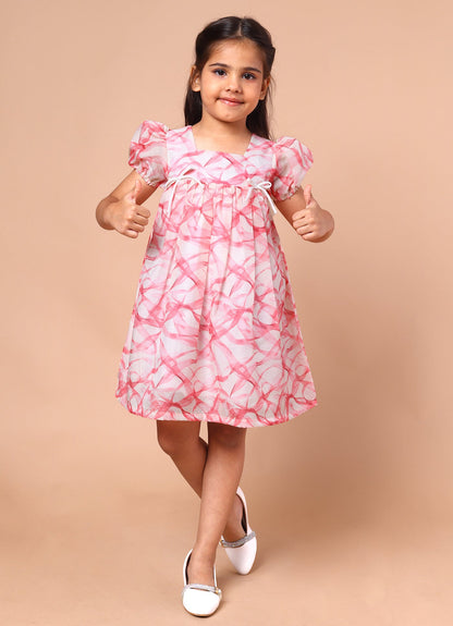 Shimmer Printed Dress