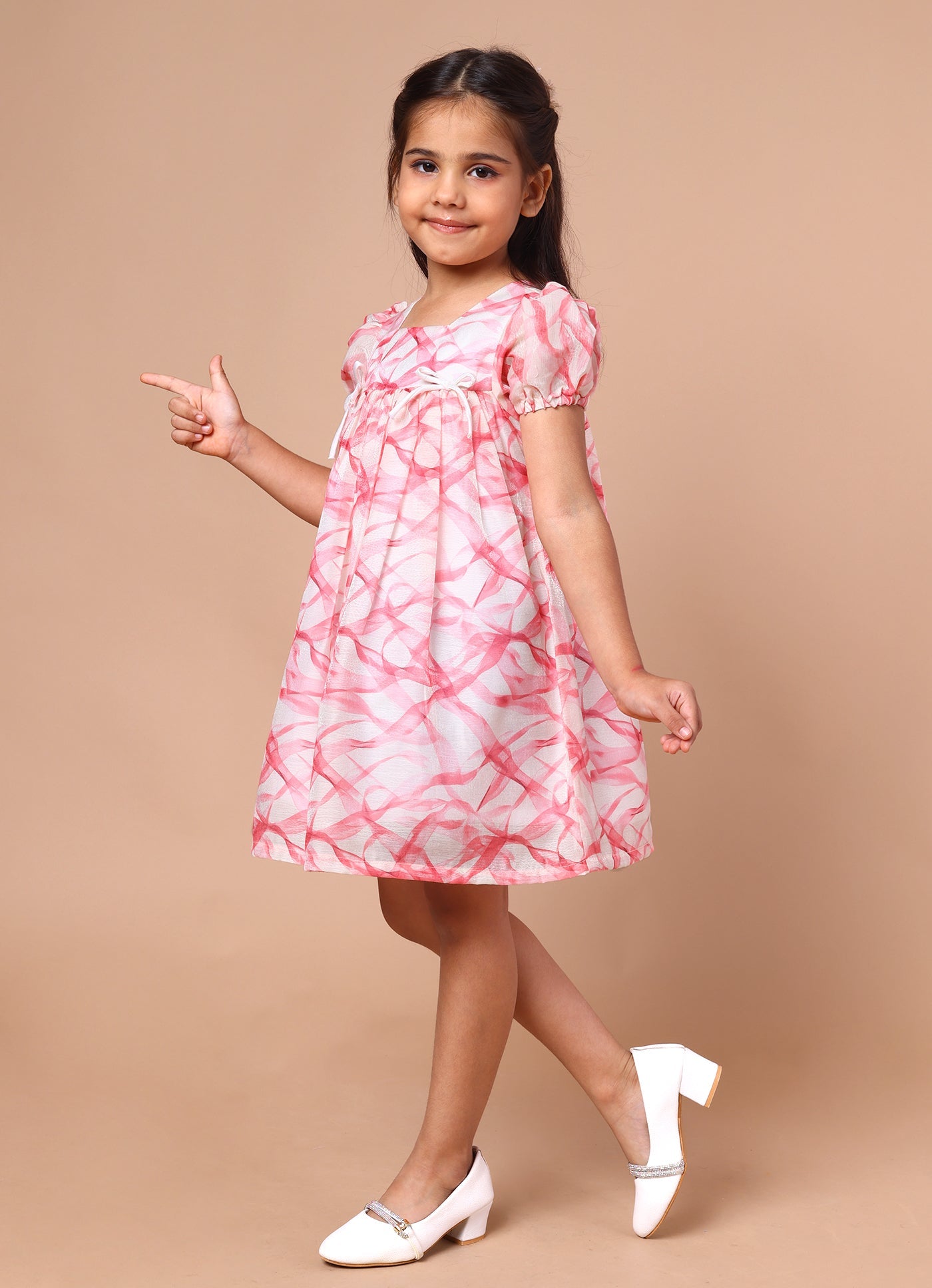 Shimmer Printed Dress