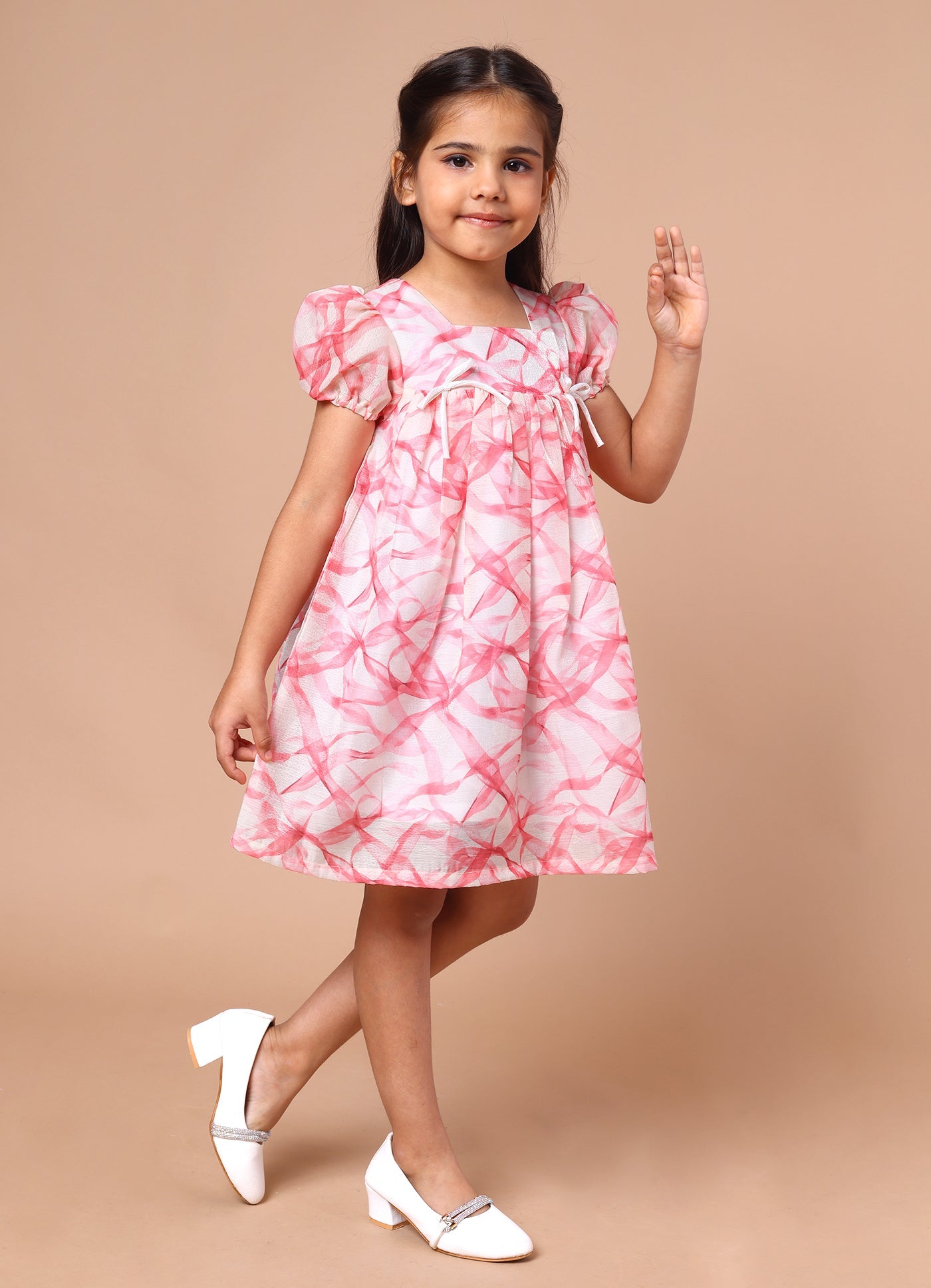 Shimmer Printed Dress