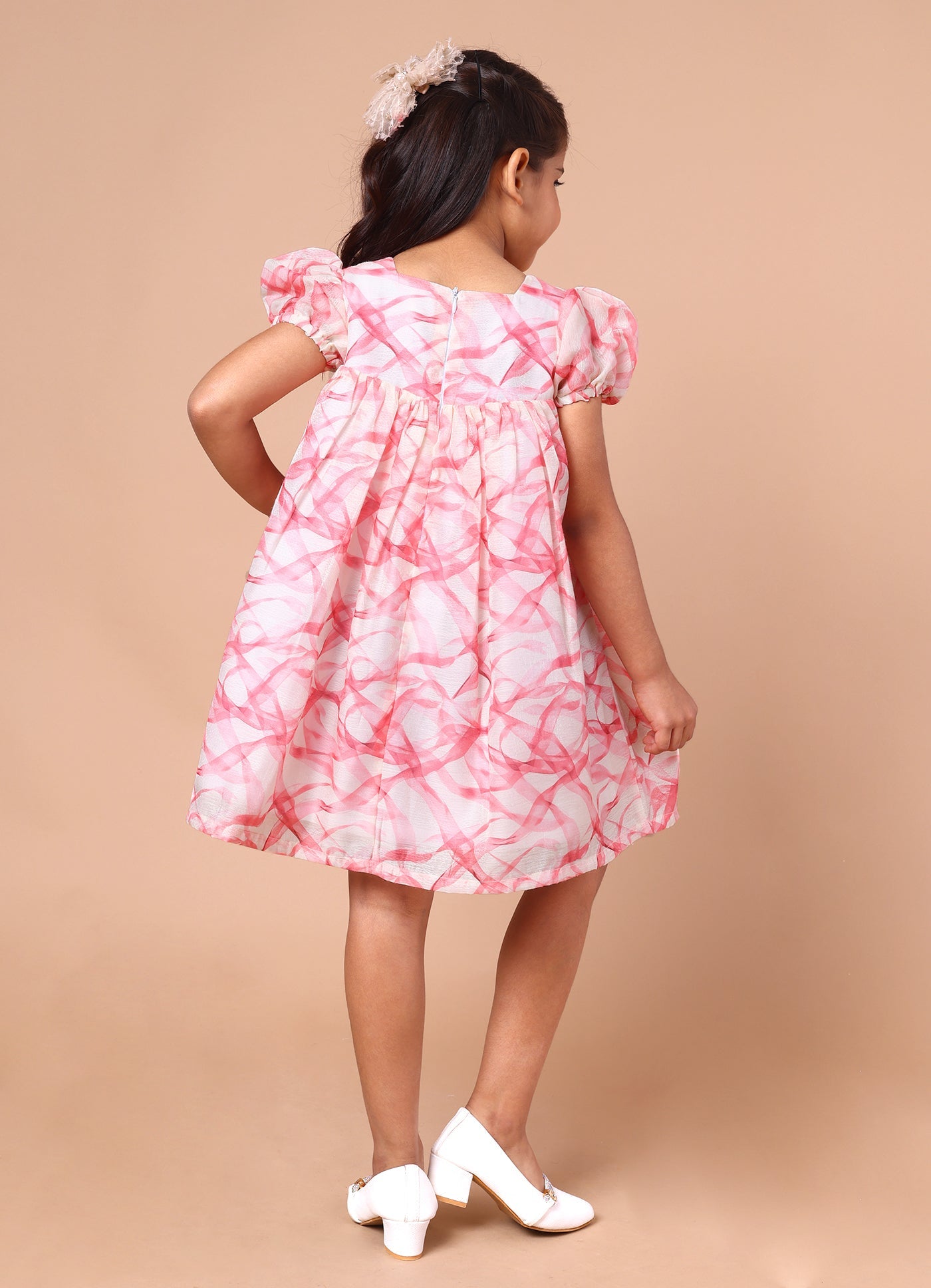 Shimmer Printed Dress