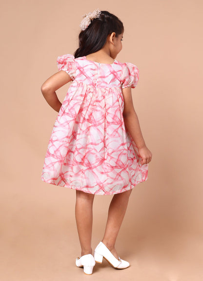 Shimmer Printed Dress